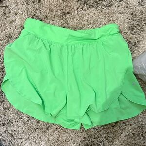 lululemon athletica Green Athletic Shorts